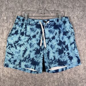 Chubbies Everywear Shorts Mens XXL 6 Inch Inseam Blue Tie Dye Regular Fit